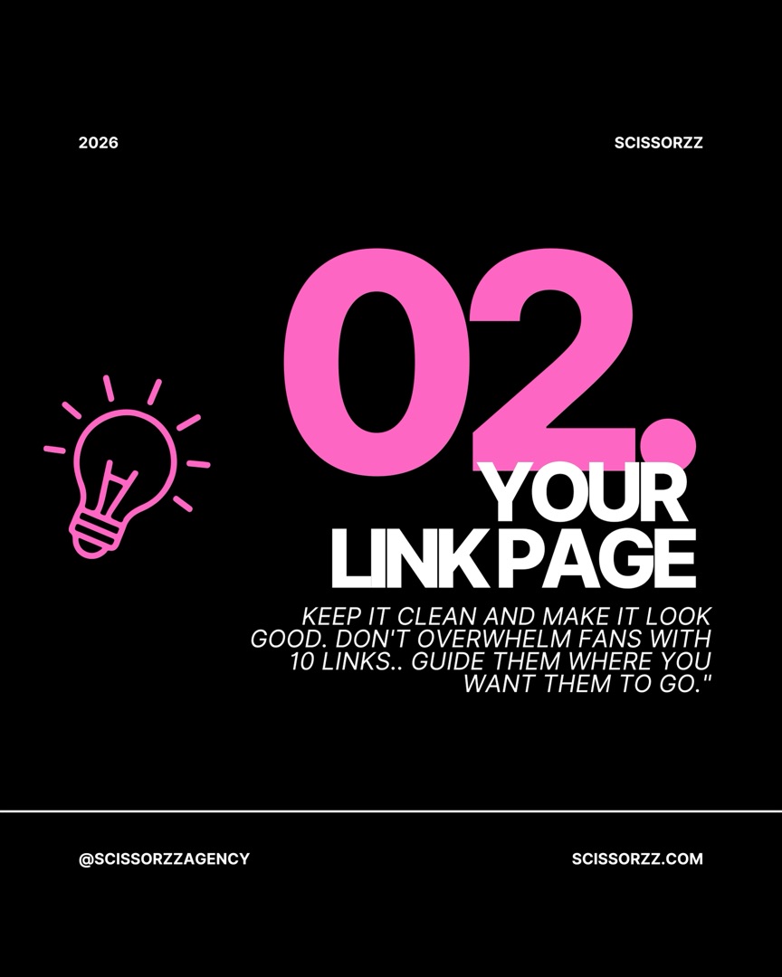 Step 2: your link page