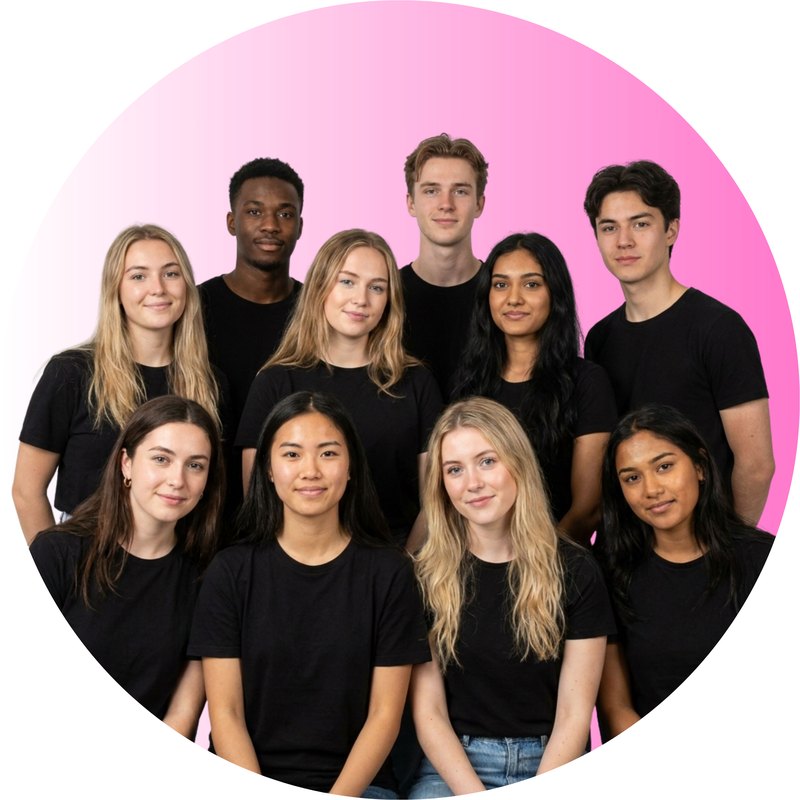 Symbolic illustration of the wider Scissorzz team